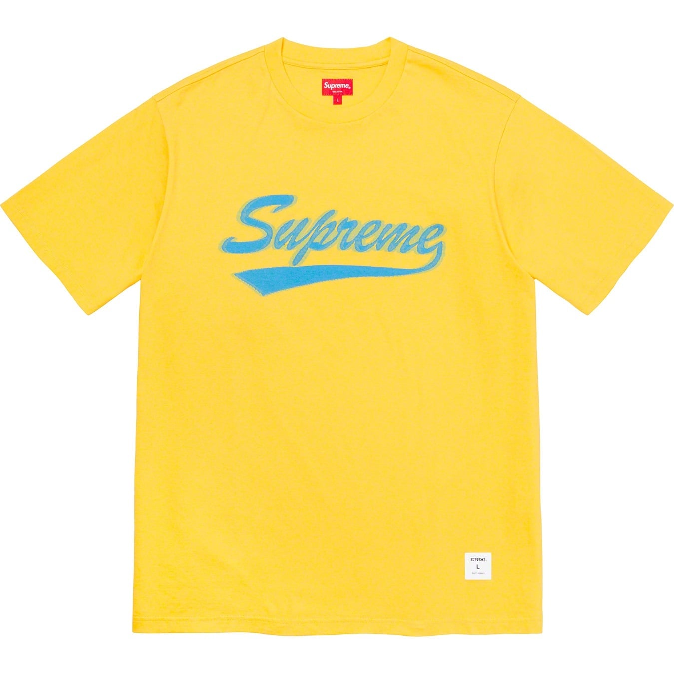 Intarsia Script S/S Top view 3